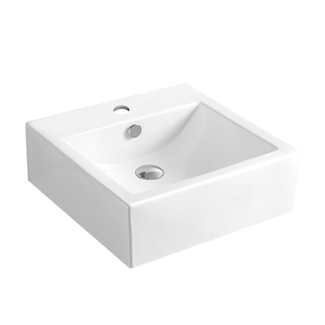 Quadratischer Arbeitsplatten-Waschtisch-Badezimmerschrank Keramik-Waschbecken